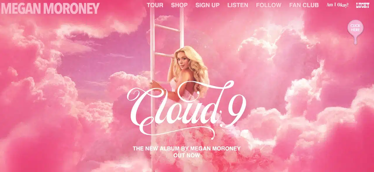 Megan Moroney website preview